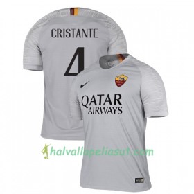 Jalkapallo Pelipaidat AS Roma Cristante 4 Vieraspaita 2018-2019 Lyhythihainen